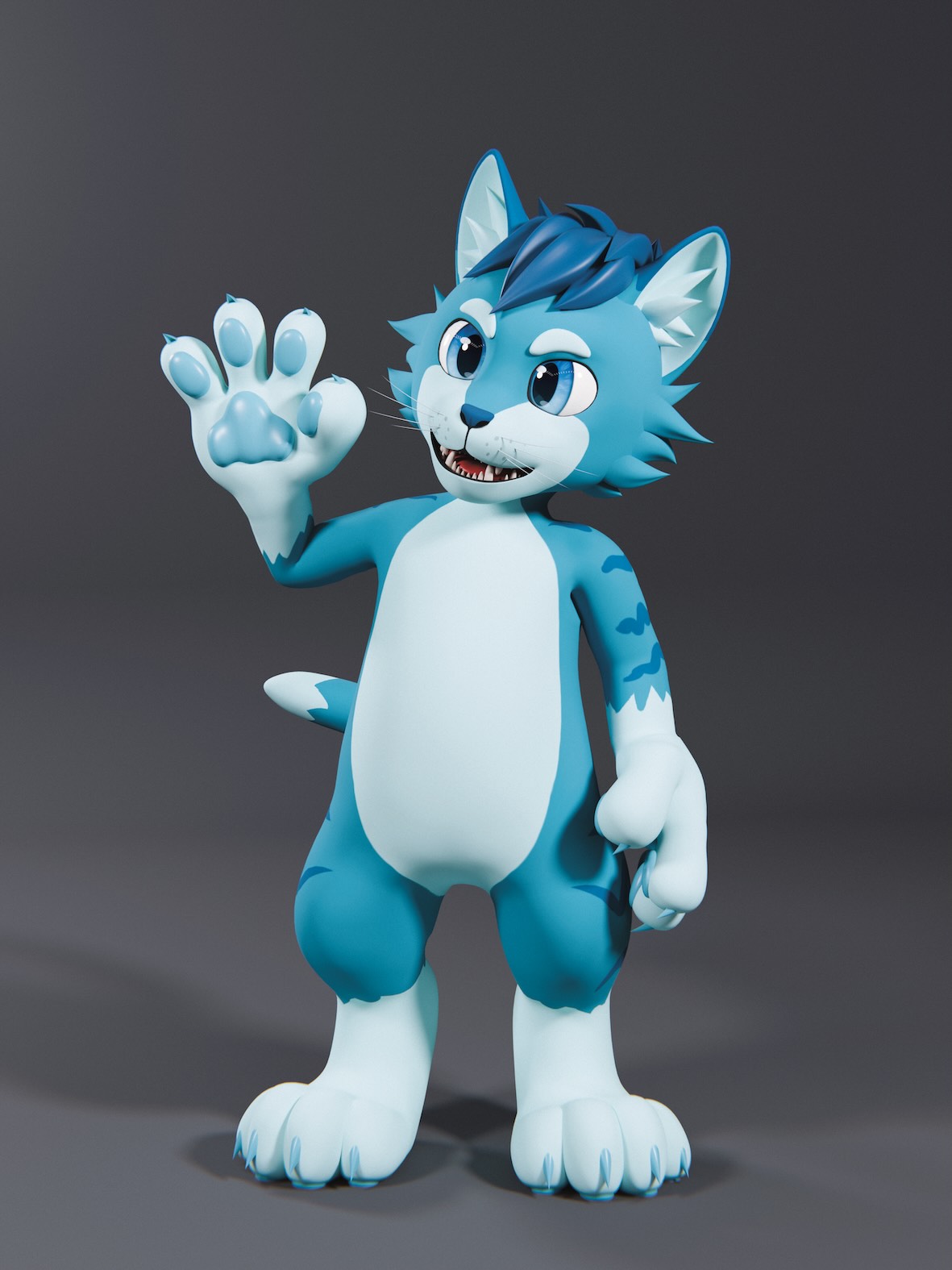 Raz waves at you